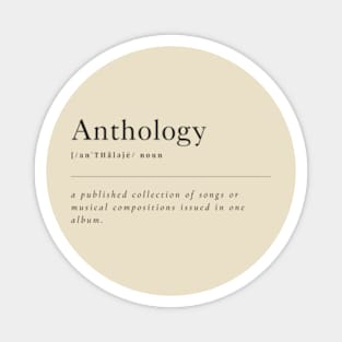 Anthology definition - Taylor Swift, The Tortured Poets Department Anthology Magnet